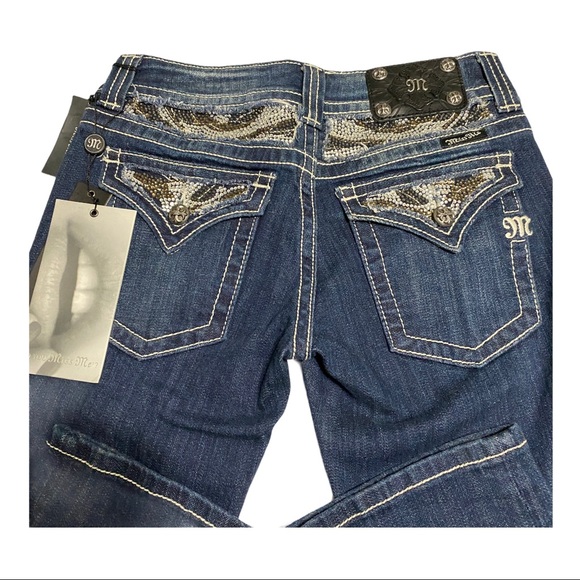 Miss Me Snake Camo Embellished Bootcut Jeans! - Picture 3 of 6